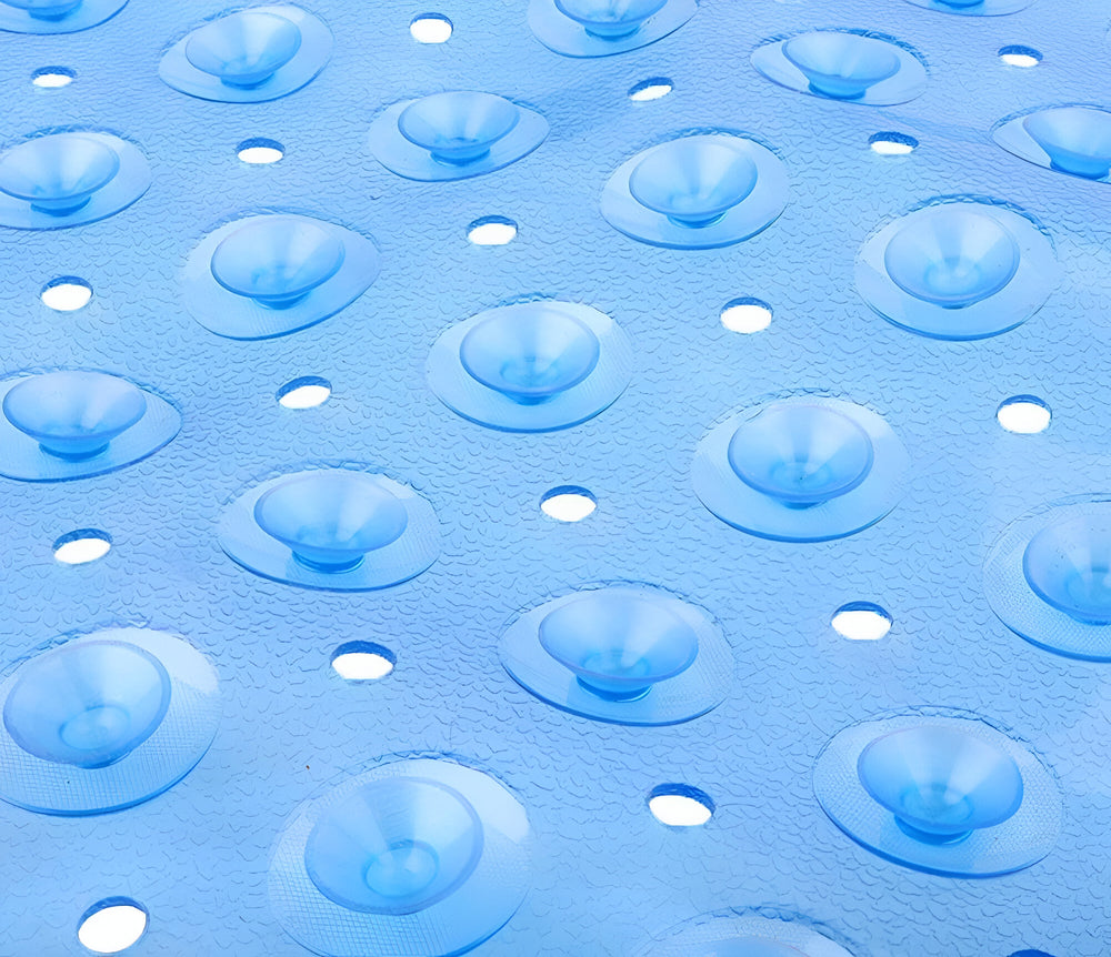 40" Translucent Blue Bubbles Non Slip Bathtub Mat - Homeroots - Flyclothing LLC