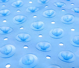 40" Translucent Blue Bubbles Non Slip Bathtub Mat - Homeroots - Flyclothing LLC