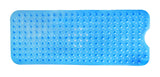 40" Translucent Blue Bubbles Non Slip Bathtub Mat - Homeroots