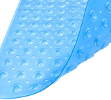 40" Translucent Blue Bubbles Non Slip Bathtub Mat - Homeroots