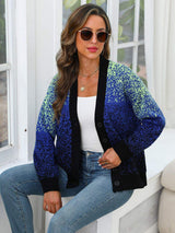 Button Up Long Sleeve Cardigan - Trendsi - Flyclothing LLC