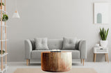 34" Natural Solid Wood Round Bunching Coffee Tables - Homeroots - Flyclothing LLC