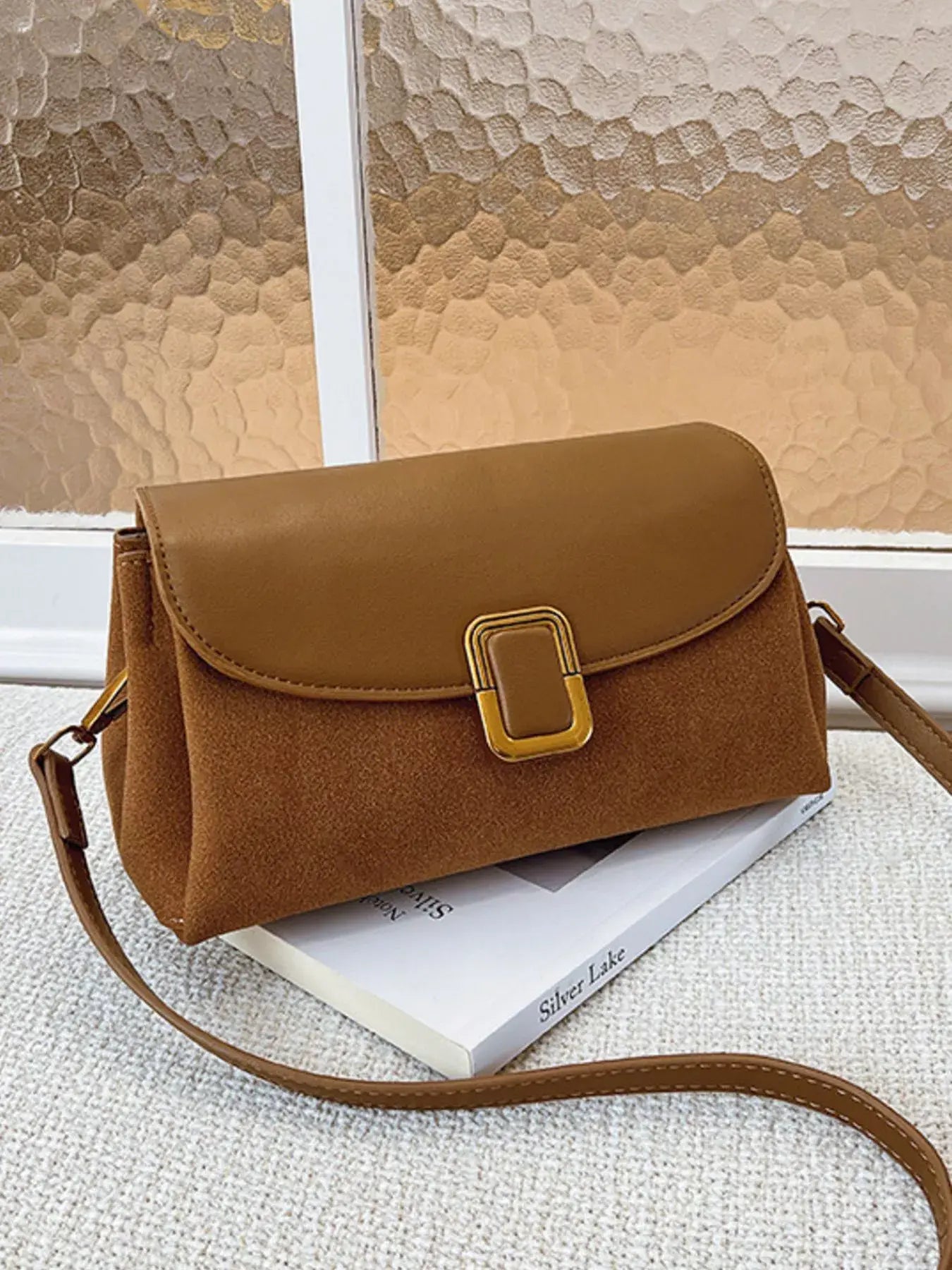 Buckle Flap Crossbody Bag - Trendsi - Flyclothing LLC