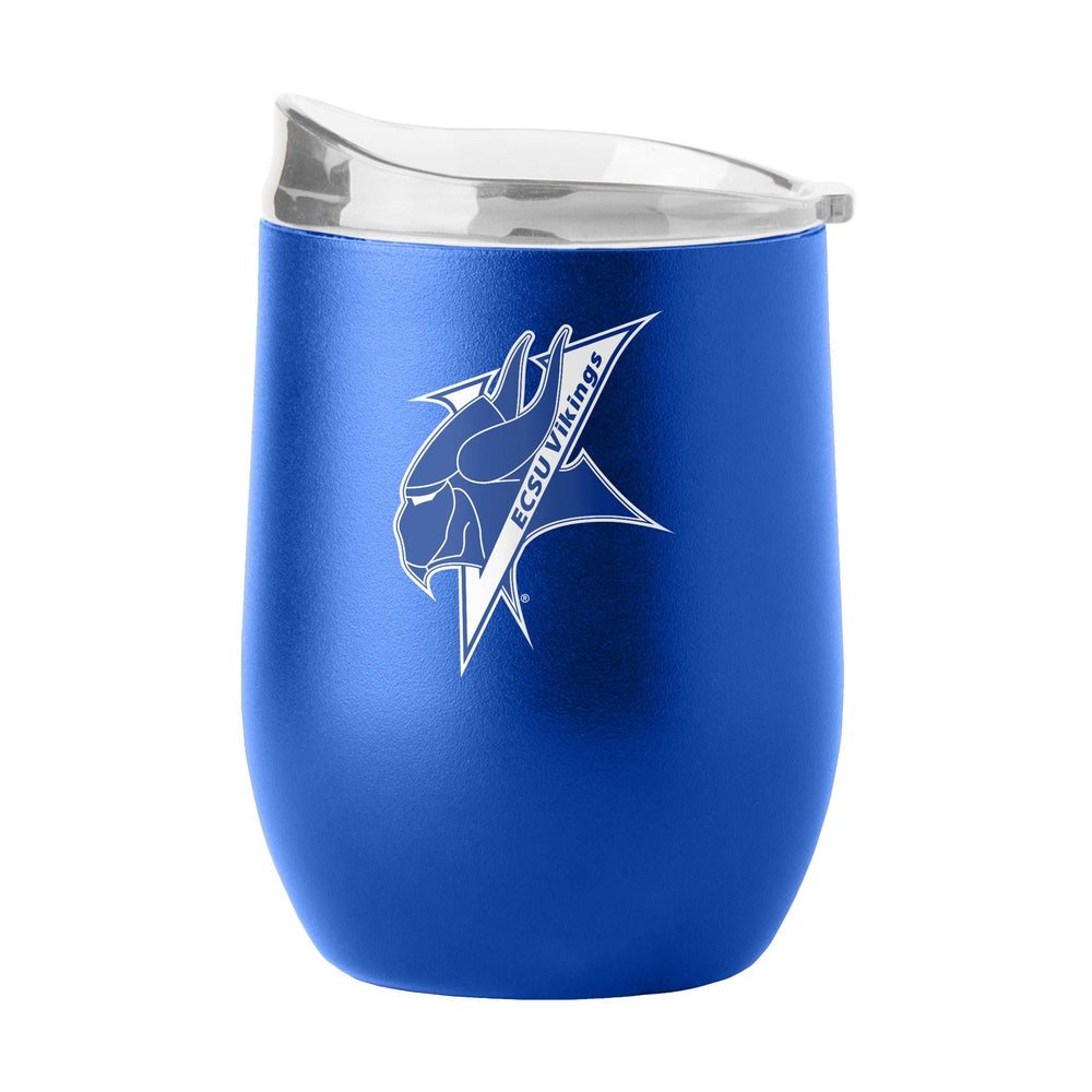 Elizabeth City State 16oz Flipside Powder Coat Curved Bev - Logo Brands - Flyclothing LLC