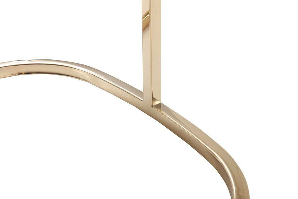 Gray Gold Modern Dining Chair - Homeroots - Flyclothing LLC