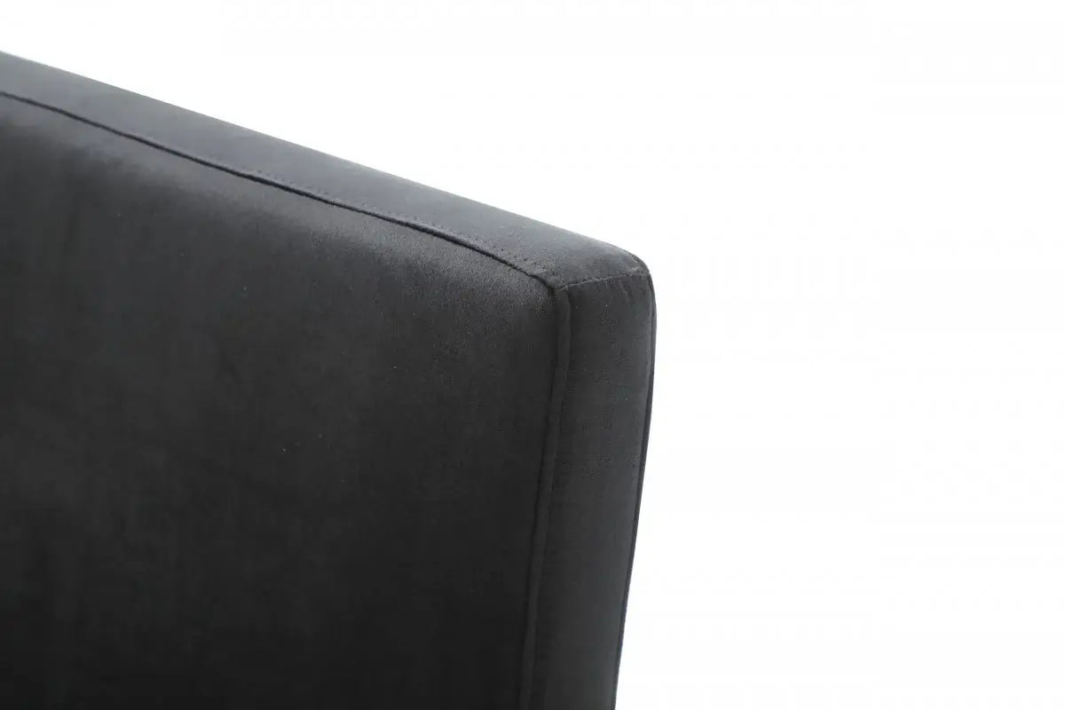 Black Rosegold Velvet Dining Chair - Homeroots - Flyclothing LLC