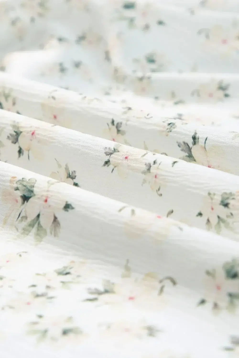 Floral Smocked Short Puff Sleeve Maxi Dress - Trendsi - Flyclothing LLC