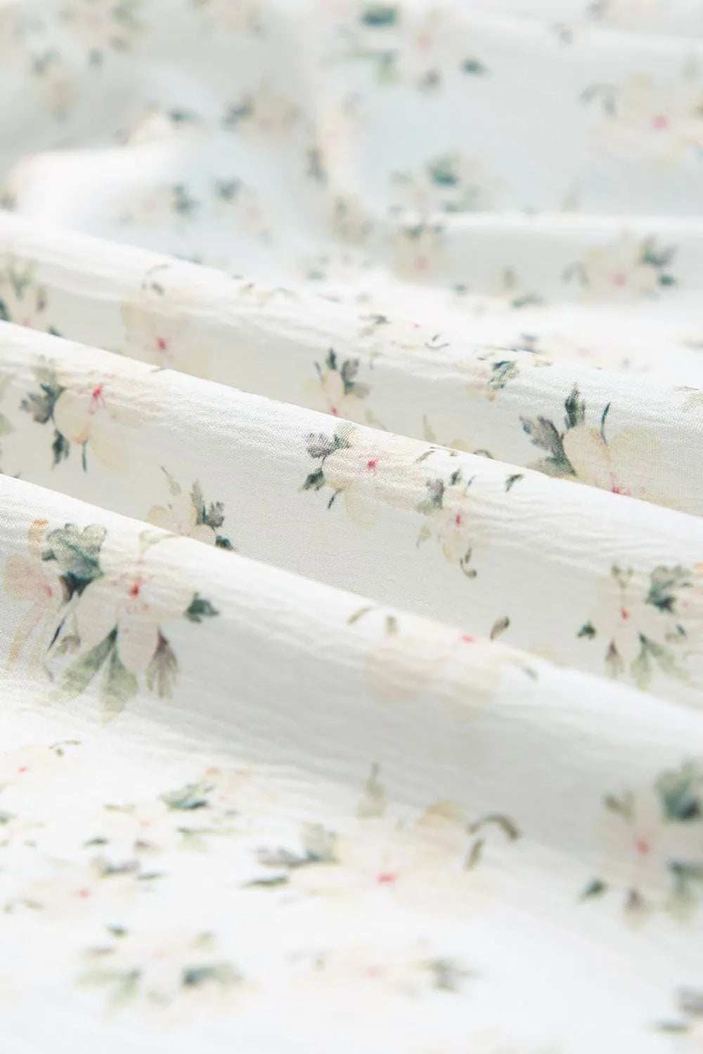 Floral Smocked Short Puff Sleeve Maxi Dress - Trendsi - Flyclothing LLC