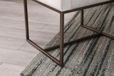 Beige Velvet Antique Brass Dining Chair - Homeroots - Flyclothing LLC