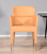 Peach Rosegold Dining Chair - Homeroots - Flyclothing LLC