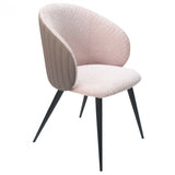 Gray Cream Contemporary Dining Chair - Homeroots