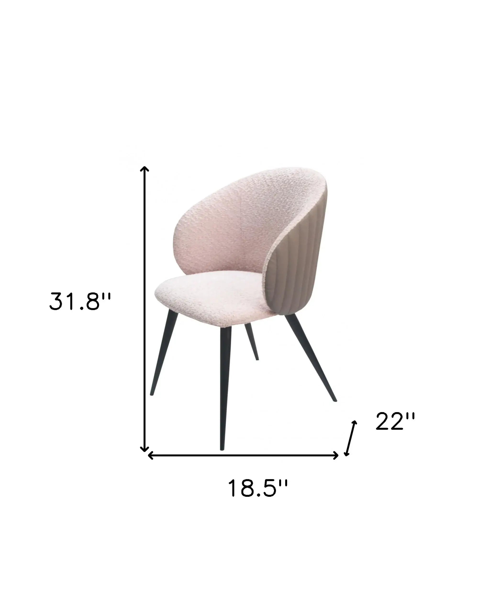 Gray Cream Contemporary Dining Chair - Homeroots - Flyclothing LLC