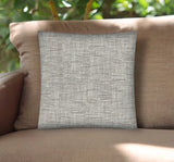 17" Brown Indoor Outdoor Throw Pillow Cover - Homeroots