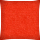 17" Dark Red Indoor Outdoor Throw Pillow Cover With Texture