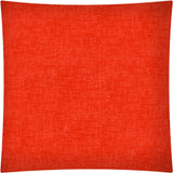 17" Dark Red Indoor Outdoor Throw Pillow Cover With Texture