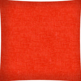 17" Dark Red Indoor Outdoor Throw Pillow Cover With Texture - Homeroots