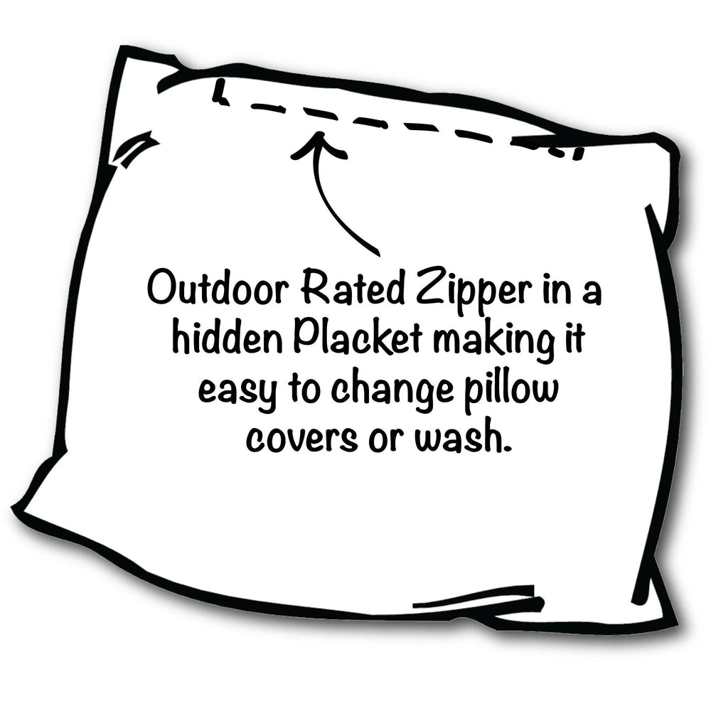 17" X 17" Taupe And Taupe Zippered Solid Color Throw Indoor Outdoor Pillow Cover - Homeroots