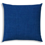 20" Blue Indoor Outdoor Throw Pillow Cover With Texture - Homeroots