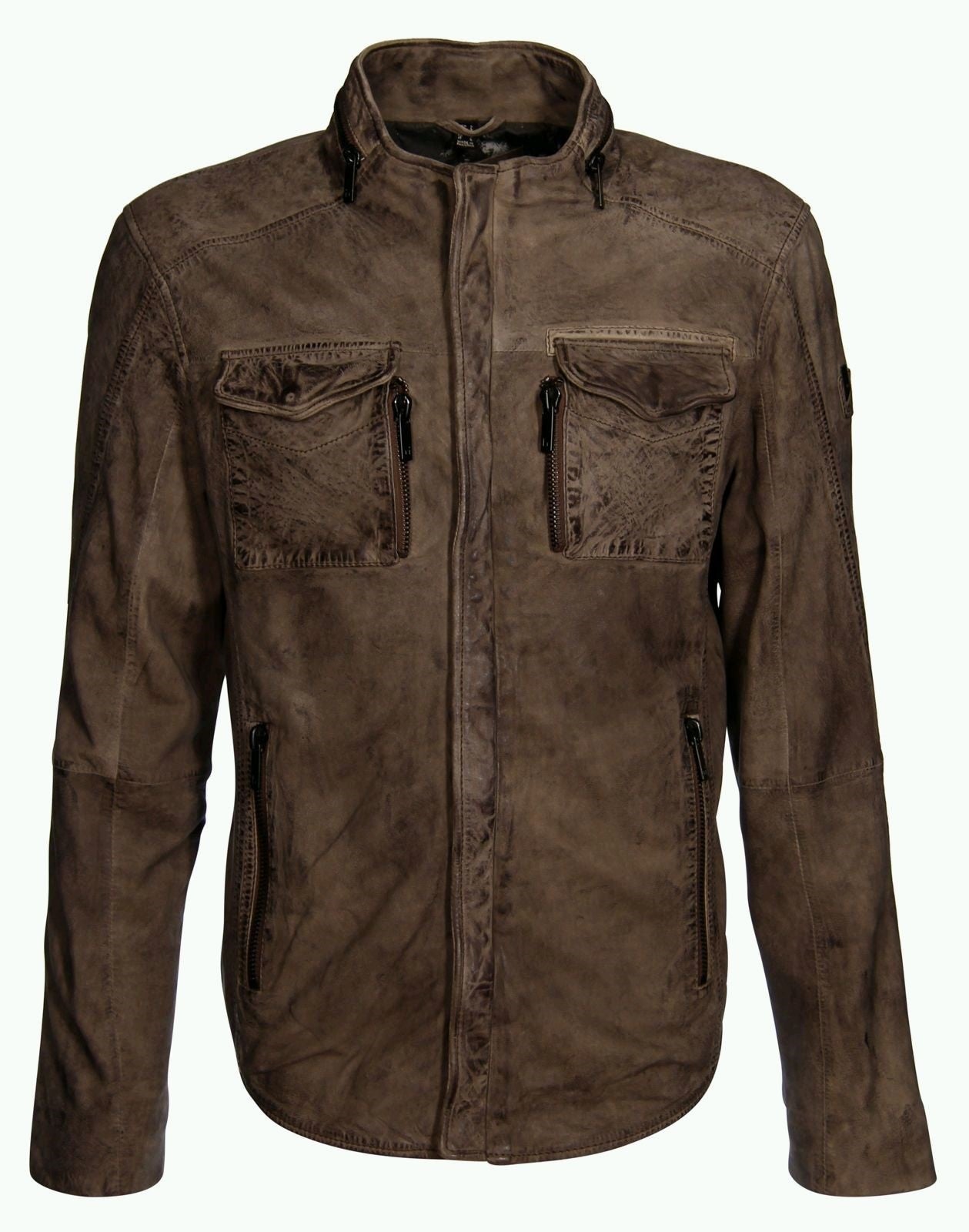 Cove UF Leather Jacket, Elephant