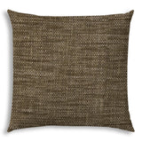 20" Brown Indoor Outdoor Throw Pillow Cover With Texture - Homeroots