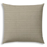 20" Tan Indoor Outdoor Throw Pillow Cover With Texture - Homeroots