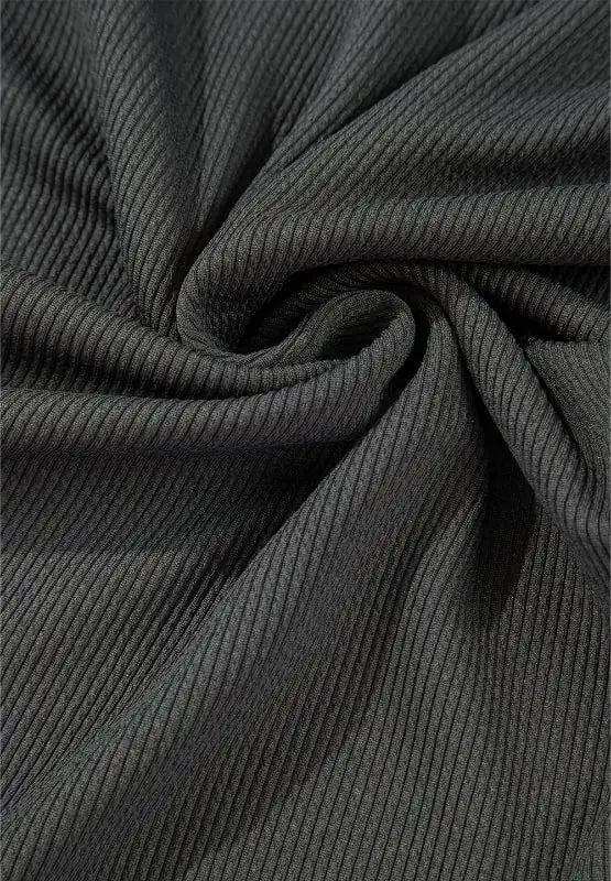 Color Block Collared Neck Long Sleeve Sweatshirt - Trendsi - Flyclothing LLC