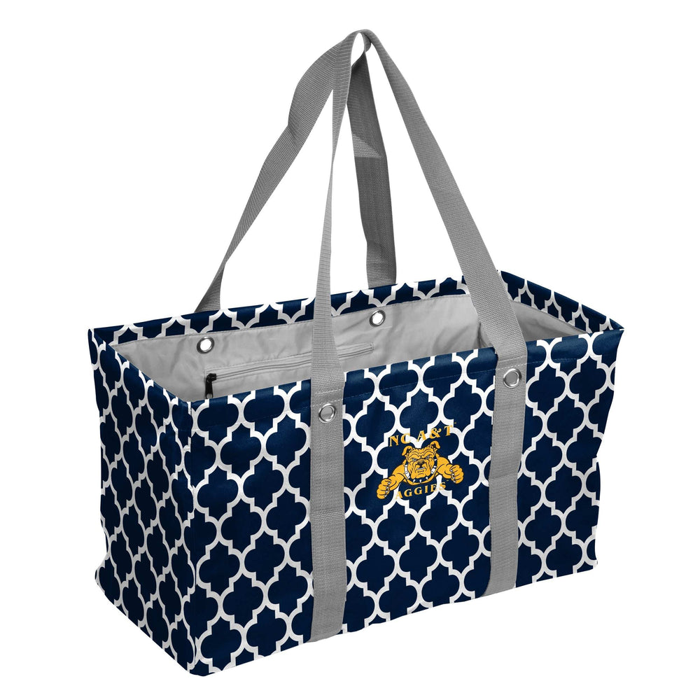 NC A&T State Quatrefoil Picnic Caddy - Logo Brands - Flyclothing LLC