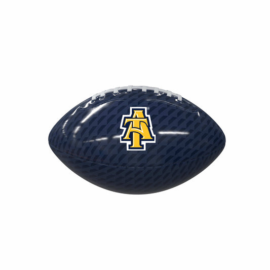 North Carolina A&T Carbon Fiber Mini Size Glossy Football - Logo Brands - Flyclothing LLC