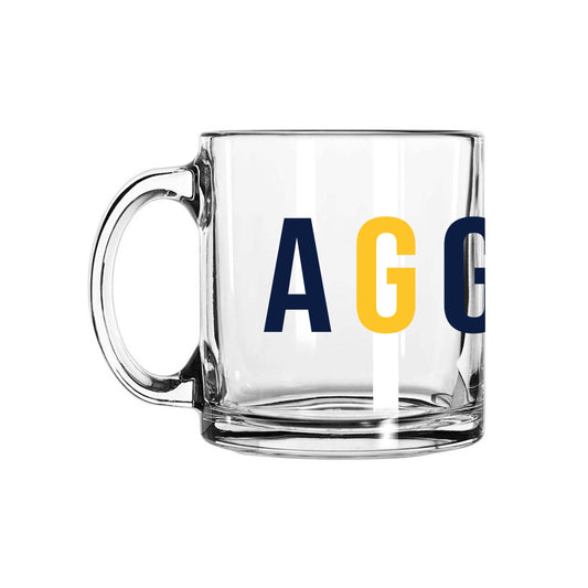 North Carolina A&T 13oz Overtime Glass Mug - Logo Brands - Flyclothing LLC