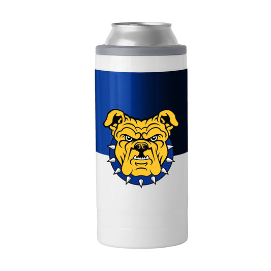 NC A&T State Colorblock 12oz Slim Can Coolie - Logo Brands - Flyclothing LLC