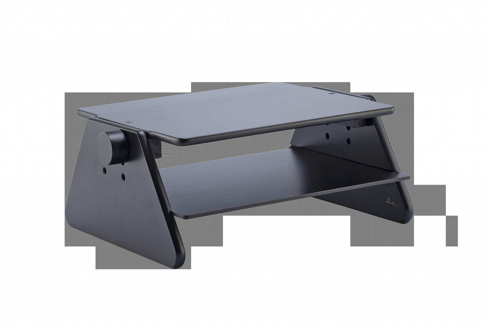 Modern Black Adjustable Three Level Ergonomic Monitor Stand - Homeroots - Flyclothing LLC