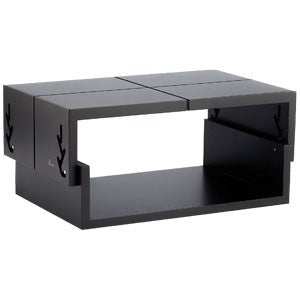 Black Adjustable Five Level Ergonomic Monitor Stand - Homeroots - Flyclothing LLC