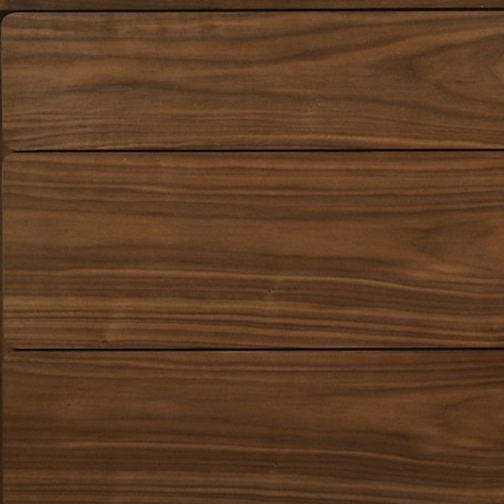 59" Walnut Solid Wood Six Drawer Double Dresser - Homeroots - Flyclothing LLC