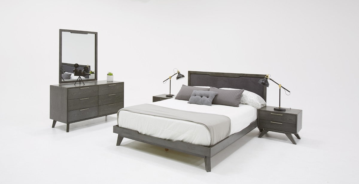 51" Grey Wash Solid Wood Six Drawer Double Dresser - Homeroots - Flyclothing LLC