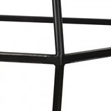 Modern Gray Concrete and Black Metal Hexagonal End Table - Homeroots - Flyclothing LLC