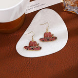 Cowboy Hat & Bottle Dangle Earrings - Trendsi - Flyclothing LLC