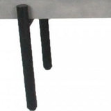 63" Gray and Black Concrete Dining Bench - Homeroots - Flyclothing LLC