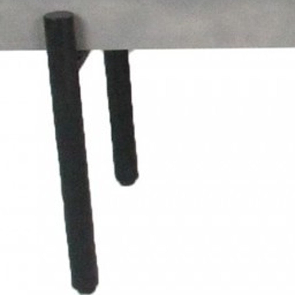 63" Gray and Black Concrete Dining Bench - Homeroots - Flyclothing LLC