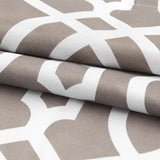 84" Taupe Trellis Black Out Window Curtain Panel - Homeroots - Flyclothing LLC