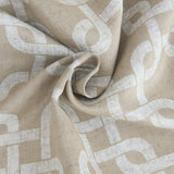 84” Sand Interlock Pattern Window Curtain Panel - Homeroots - Flyclothing LLC