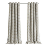 84” Sand Interlock Pattern Window Curtain Panel - Homeroots