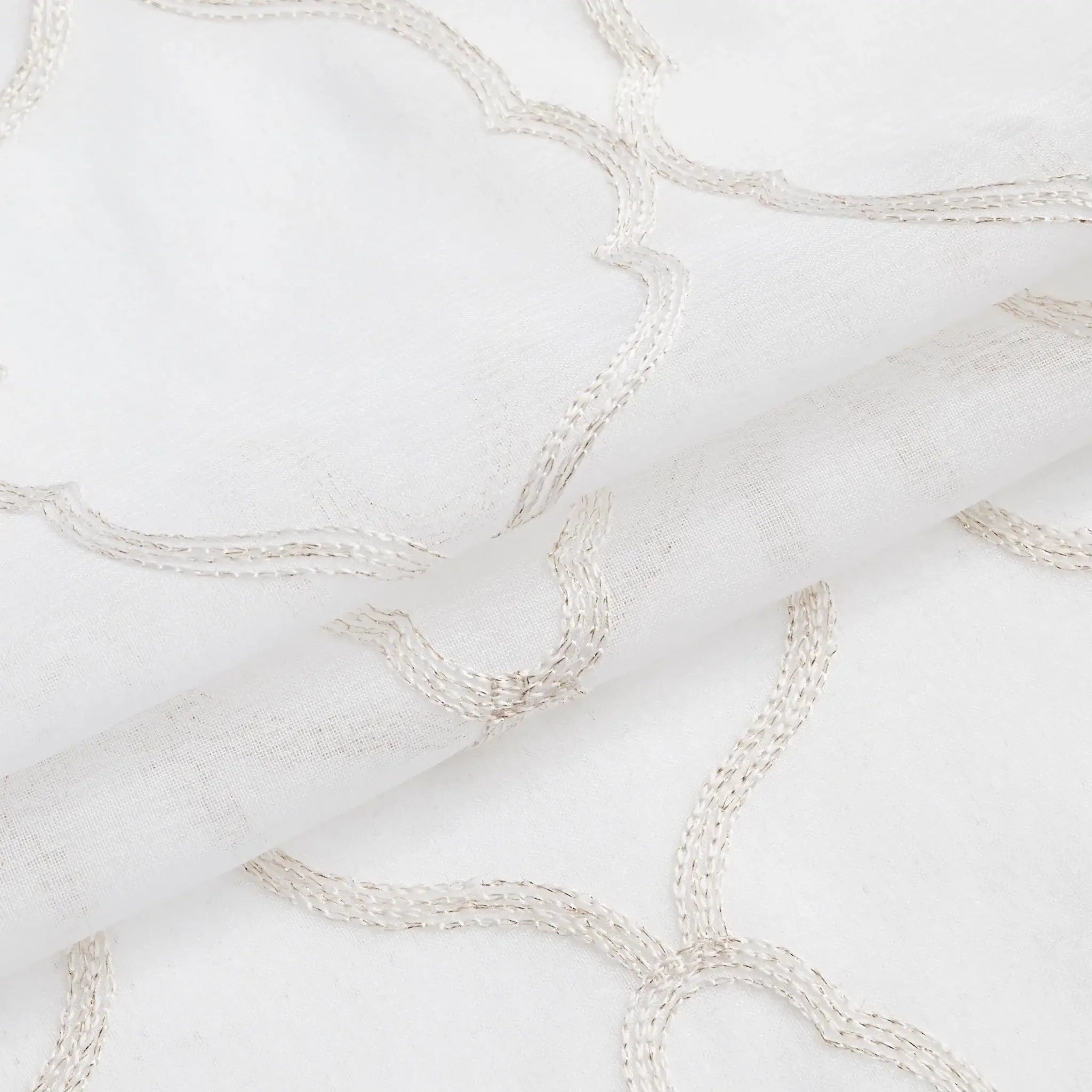 84” Charcoal Trellis Pattern Embroidered Window Curtain Panel - Homeroots - Flyclothing LLC