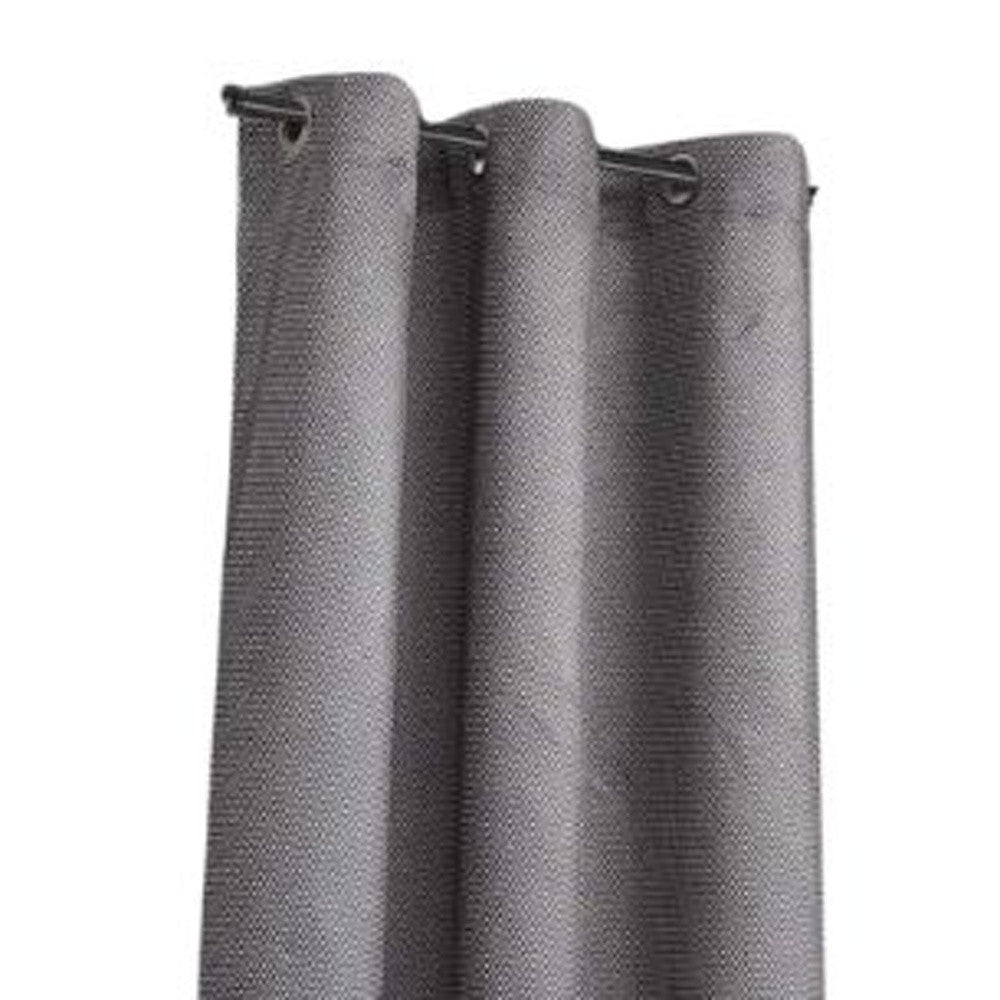 Set of Two 84" Silver Metallic Textured Window Panels - Homeroots - Flyclothing LLC