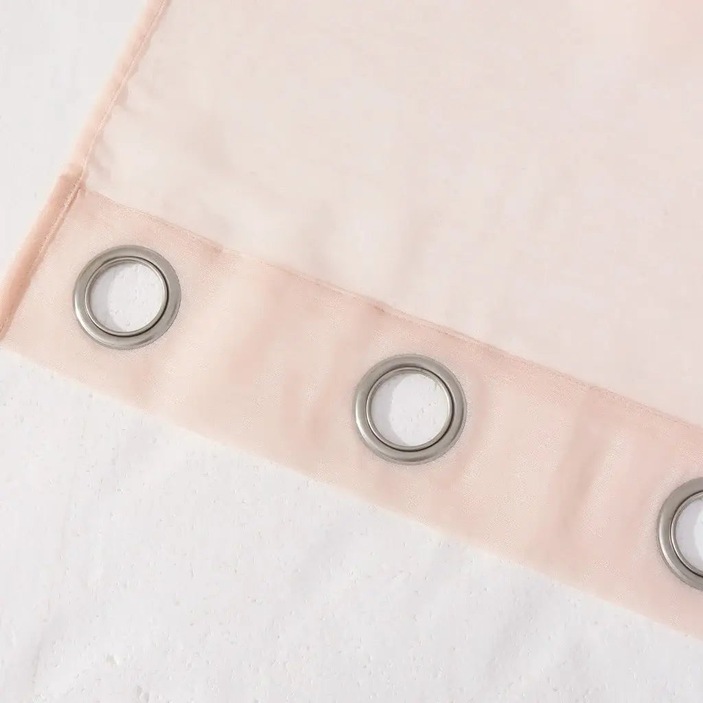 Set of Two 84" Blush Solid Modern Window Panels - Homeroots - Flyclothing LLC