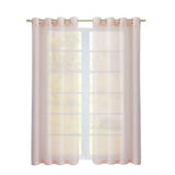 Set of Two 84" Blush Solid Modern Window Panels - Homeroots - Flyclothing LLC
