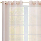 Set of Two 84" Blush Solid Modern Window Panels - Homeroots - Flyclothing LLC