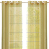 Set of Two 84" Gold Solid Modern Window Panels - Homeroots - Flyclothing LLC
