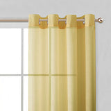 Set of Two 84" Gold Solid Modern Window Panels - Homeroots - Flyclothing LLC