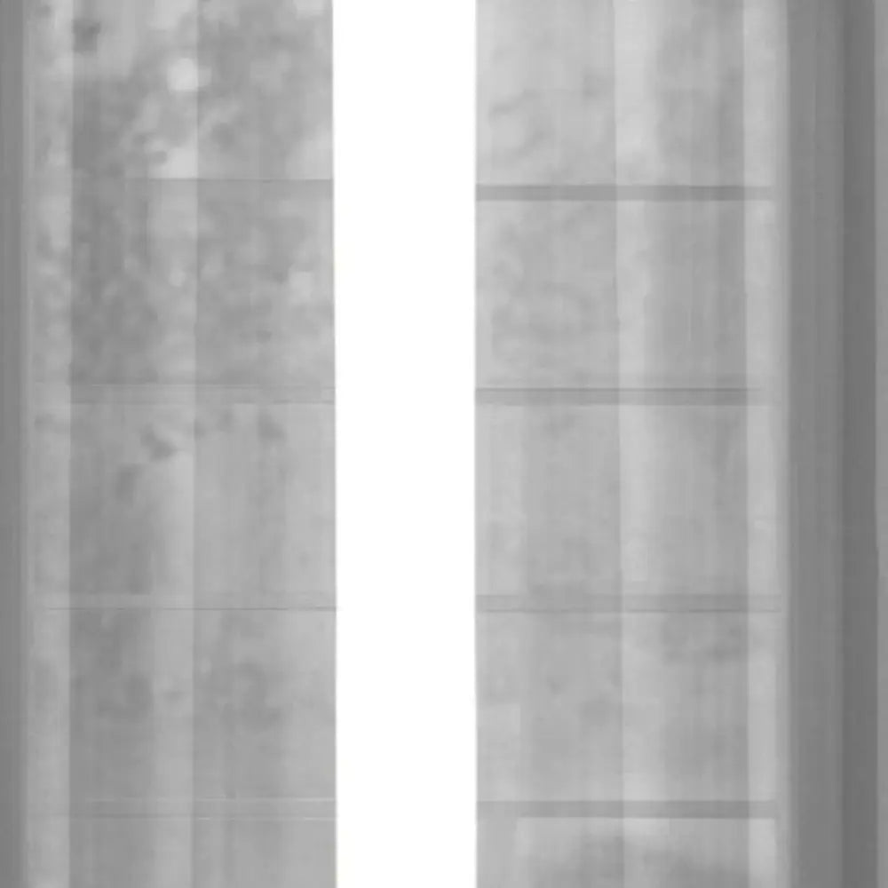 Set of Two 84" Silver Solid Modern Window Panels - Homeroots - Flyclothing LLC