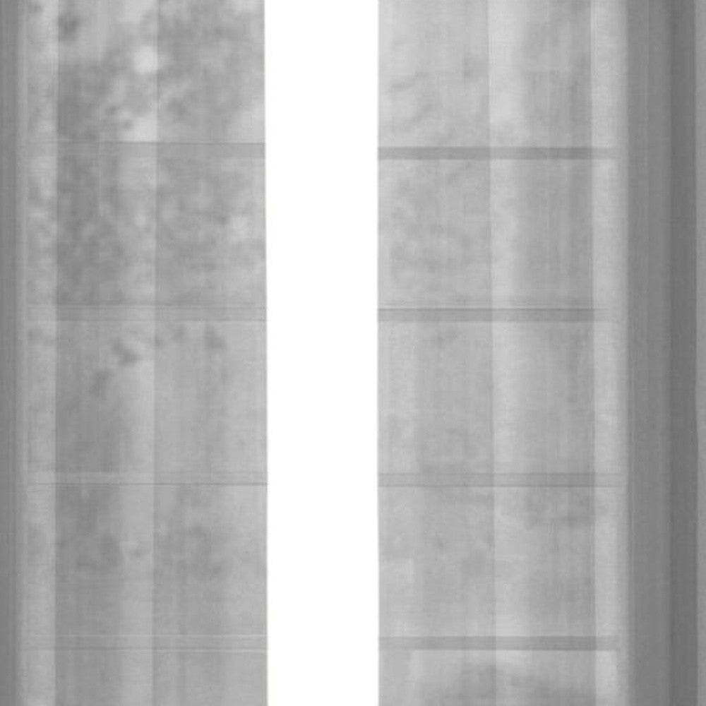 Set of Two 84" Silver Solid Modern Window Panels - Homeroots - Flyclothing LLC